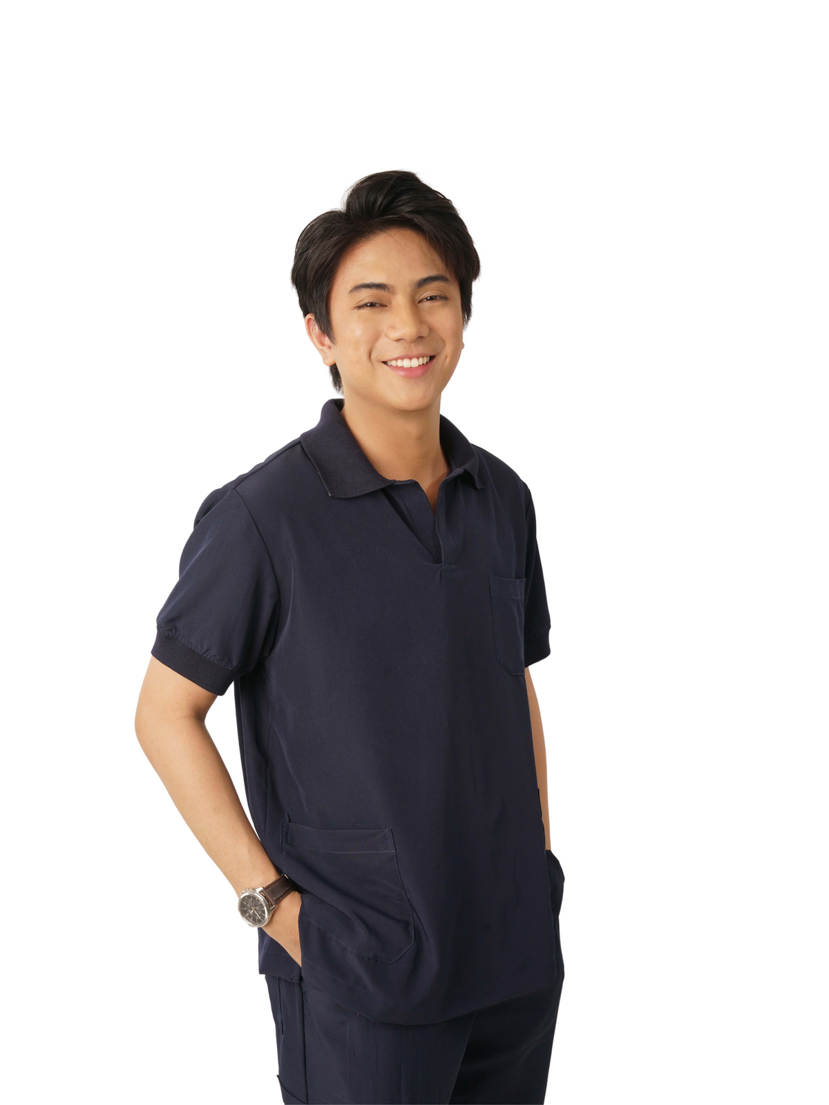 Men's Durasmooth Buttonless Polo Shirt (TOP ONLY)