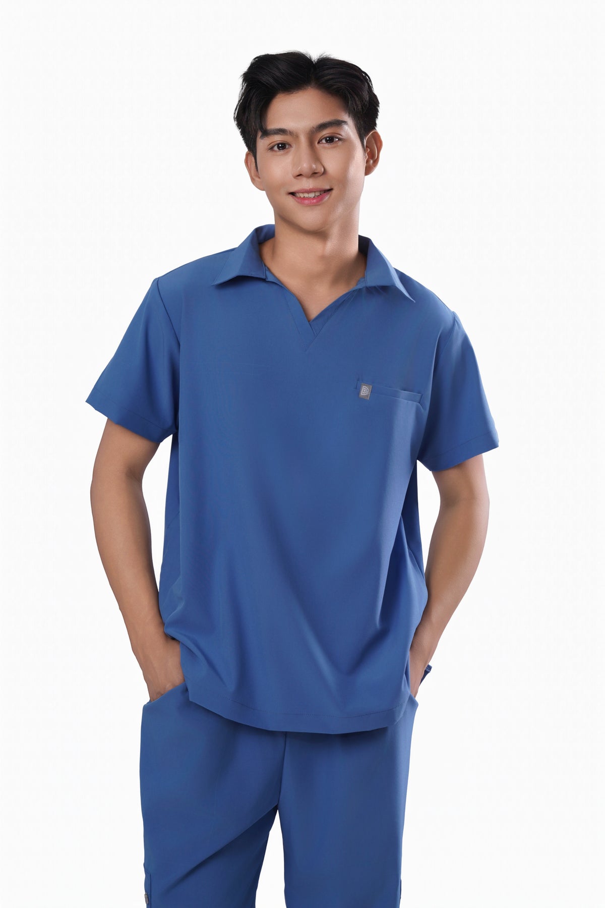 Men’s Durasmooth Johnny Shirt with Tapered Pants Set